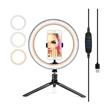 Aro De Luz Led Dimerizable 10 Con Soporte + Tripode Py-26d