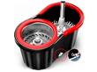 Balde + 2 Mopas Escurridor Centrifugo 20 Lt Acero Inoxidable - Negro