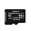 Memoria Kingston Micro Sd 64gb Clase 10 Canvas Select 100mb/s