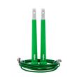 Soga Para Saltar Acero Verde Speed Entrenamiento Gym Fitness