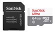 Memoria Micro Sd 64gb Sandisk Ultra Clase 10 Full Hd 100mb/s