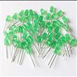 Diodos Led Verde 5 Mm Redondos Alto Brillo 2 Patas X Unidad