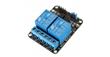 Modulo Rele 2 Canales 5v Arduino Bornera Contactos 250v 10a