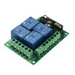 Modulo De 4 Rele Luces + 4 Control Remoto Rf 433mhz
