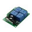 Modulo De 4 Rele Luces + 4 Control Remoto Rf 433mhz