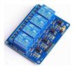 Modulo Rele 4 Canales 5v Arduino Bornera Contactos 250v 10a