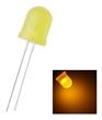 Diodos Led 10 Mm Redondos Color Amarillo Pack X10 Unidades