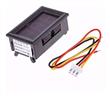 Voltimetro De Panel 3 Digitos 0 - 99.9v Display Azul