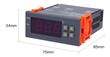 Termostato Control Digital De Temperatura Mh1210w 220v