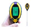 Medidor De Ph Digital Humedad Luminosidad Temperatura 4 En 1