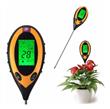 Medidor De Ph Digital Humedad Luminosidad Temperatura 4 En 1