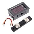 Voltimetro Amperimetro Dc 100v 50a Con Shunt 50a