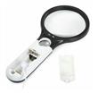 Lupa De Mano Con Luz Led Microscopio Lectura Joyería X3 X45