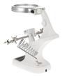 Lupa 3x - 4.5x Luz Led Blanca Pinza Cocodrilo Apoya Soldador