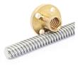 Varilla Rosca Husillo Con Tuerca Cobre Reprap 8mm 500mm