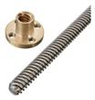 Varilla Rosca Husillo Con Tuerca Cobre Reprap 8mm 500mm