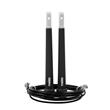 Soga Para Saltar Acero Negro Speed Entrenamiento Gym Fitness