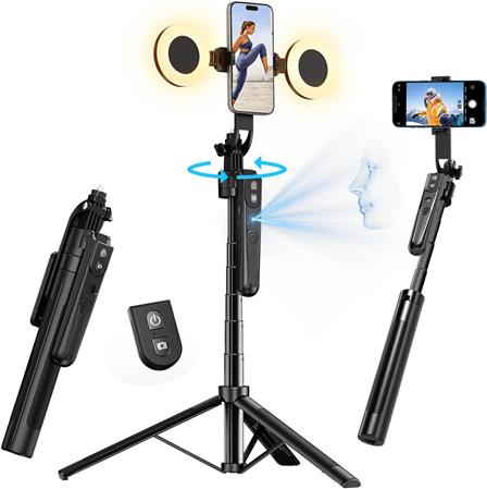 Tripode Extensible P/celular Seguimiento Automatico Rostros