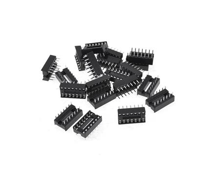 Pack X10 Zocalo Ic Socket 14 P 14 Pin Dip 14 Para Soldar