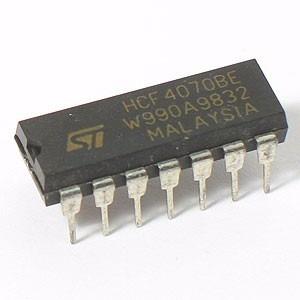 Circuito Integrado Ci Hcf4070be Cd4070be Dip-14