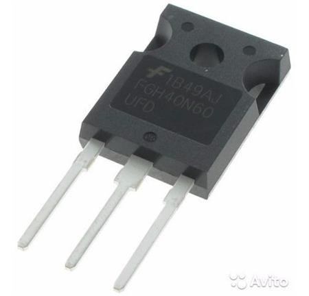 Transistor Fgh40n60sfd Fgh40n60 40n60 Igbt 600 V 80a To-247
