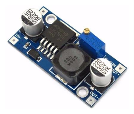 Módulo Convertidor Lm2596 Step-down Dc-dc In 4-40v, 3a Máx