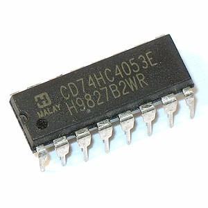Circuito Integrado Cd74hc4053e 74hc4053n 74hc4053 Dip Nuevos