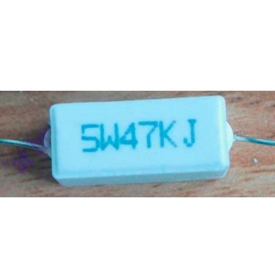 Resistencia Cementada 5w 47k Ohms 5%