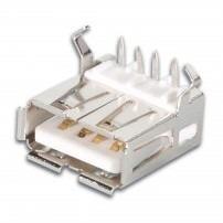 Conector Usb Hembra Tipo A 90º Impreso