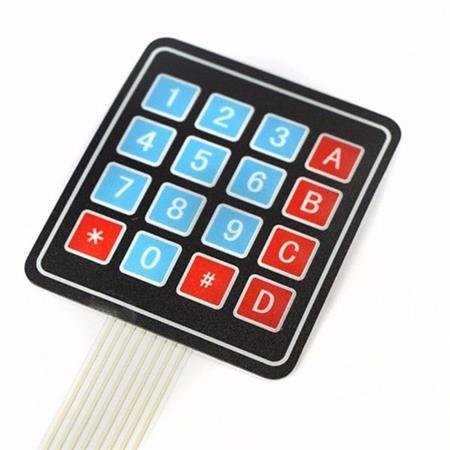 Teclado Membrana Matricial 4x4 Keypad Autoadhesivo Arduino