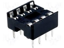 Pack X 10 Zocalo Ic Socket 8 P 8 Pin Dip 8 Para Soldar
