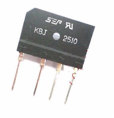 Kbj2510 2510 Dip4 Puente Rectificador Flat 25 A 1000 V
