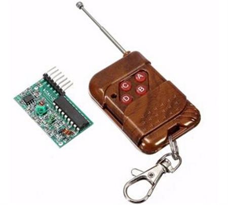 Control Remoto 4 Botones Ic2272/2262 315 Transmisor Receptor