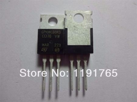 Gp10nc60kd Igbt Stgp10nc60kd 20a 600 V Tubo Igbt To-220