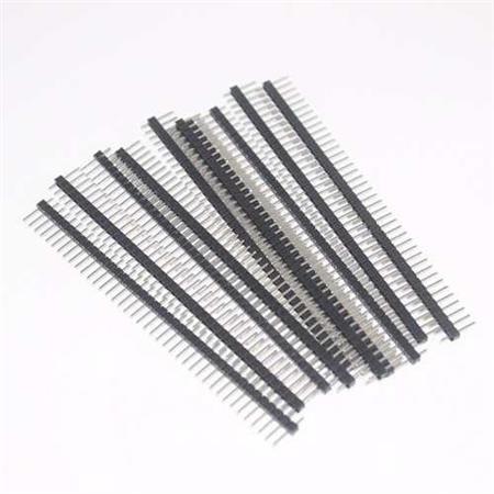 Pack X 10 Tiras De 40 Pines Macho Paso 2.54mm Arduino