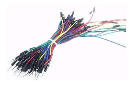 65 Cables Protoboard Macho Macho Arduino 24/20/16/12cms