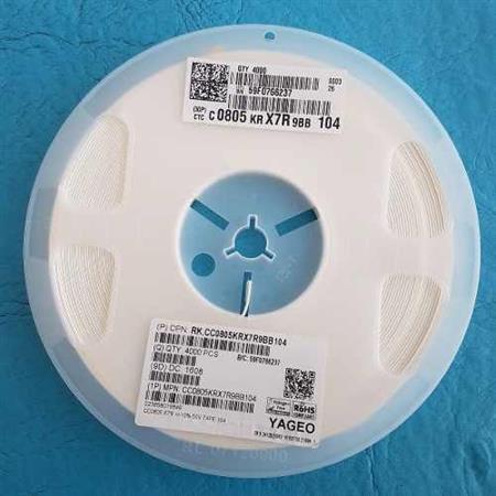 Pack X 10 0805 105 K1 Uf50v X7r 10% Smd 0805 105