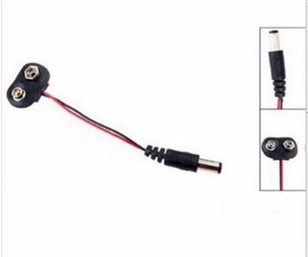 Cable Adaptador De Bateria 9v Jack Arduino Alimentacion