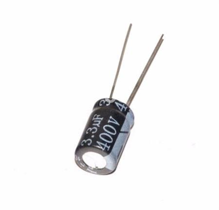 3.3 Uf 400 V 8x12mm Condensador Electrolítico De Aluminio