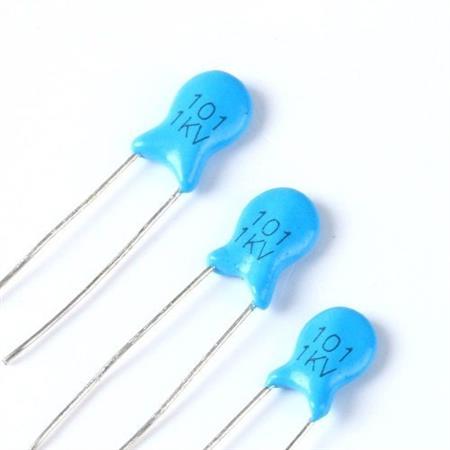 Pack X5 Condensadores Ceramicos 1000 V 100pf 1kv