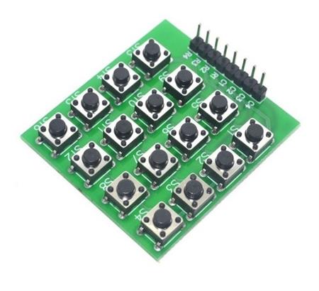 Teclado Botonera 16 4x4 Matrix Mcu Modulo Arduino