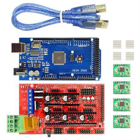 Kit Impresora 3d Arduino Mega 2560 + Ramps + 4 X A4988 Iar