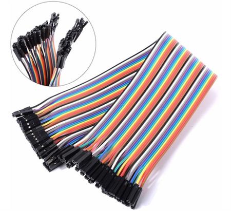 Pack 40 Cables Para Protoboard Hembra Hembra Arduino Dupont