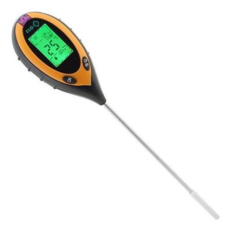 Medidor De Ph Digital Humedad Luminosidad Temperatura 4 En 1