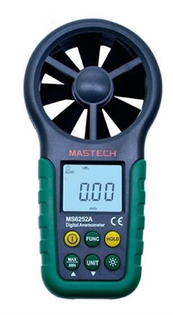 Anemómetro Digital De Mano Mastech Ms6252a Con Funda