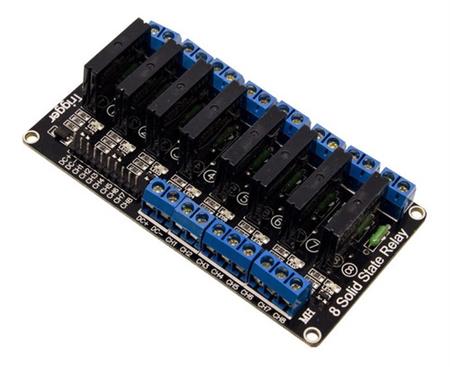Modulo De Relee 5v 8 Canales Estado Sólido Ssr 250v 2a Fuse