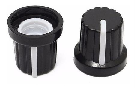 Pack 10 Perillas Potenciómetro 6 Mm Diámetro Plastico