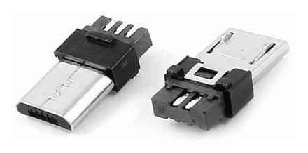 Ficha Micro Usb Macho Sin Capuchon 5 Pines