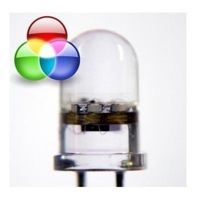 Led Rgb 5mm 2 Patas Anodo Autocambiante Alto Brillo