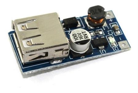 Modulo Usb Dc-dc Booster Entrada 0.9v-5v, Salida 5v 600ma